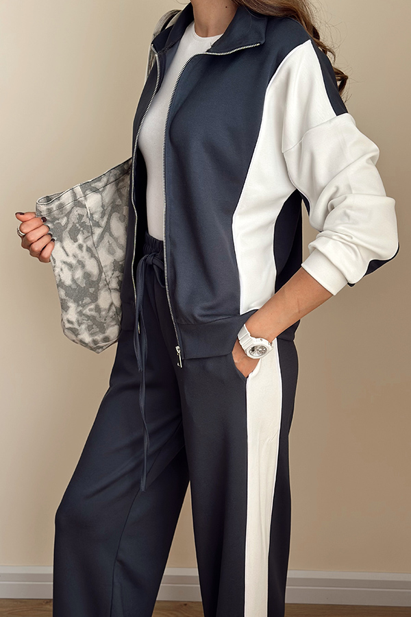 ست سویشرت شلوار طوسی