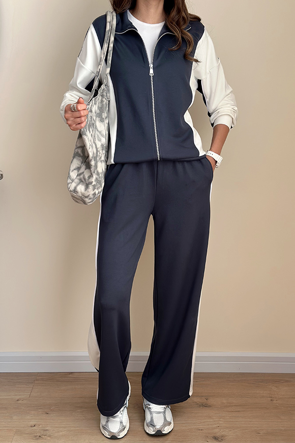 ست سویشرت شلوار طوسی