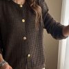 کاردیگن بافت ترک زنانه قهوه ای