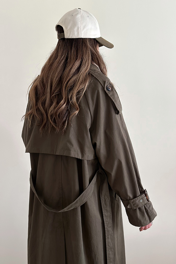 ترنچ کت بلند زنانه مرتا