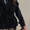 ترنچ کت مشکی زنانه chic