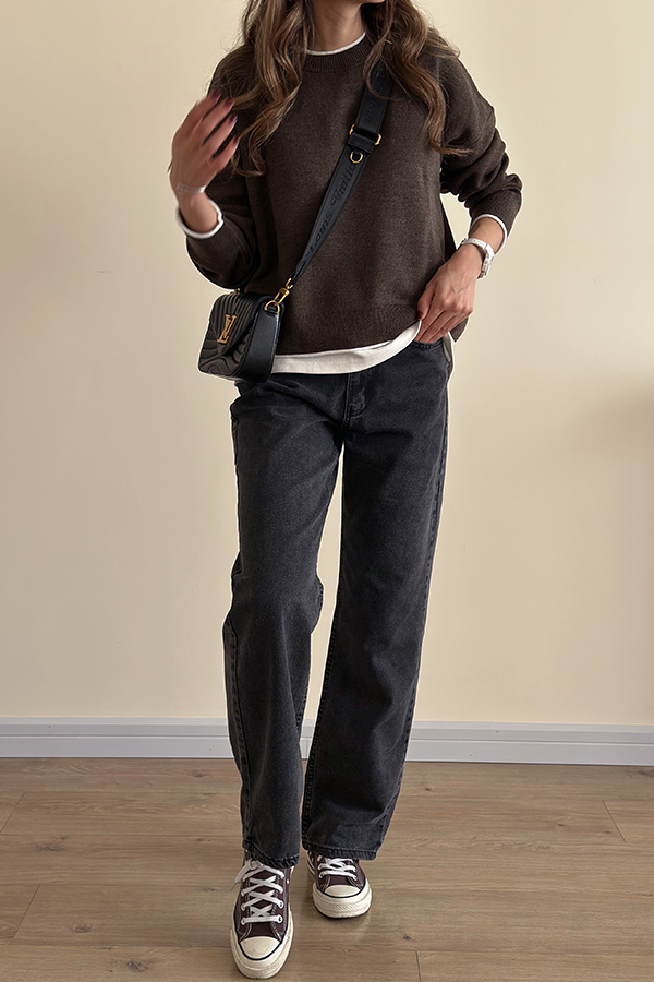 شلوار جین ذغالی black fashion