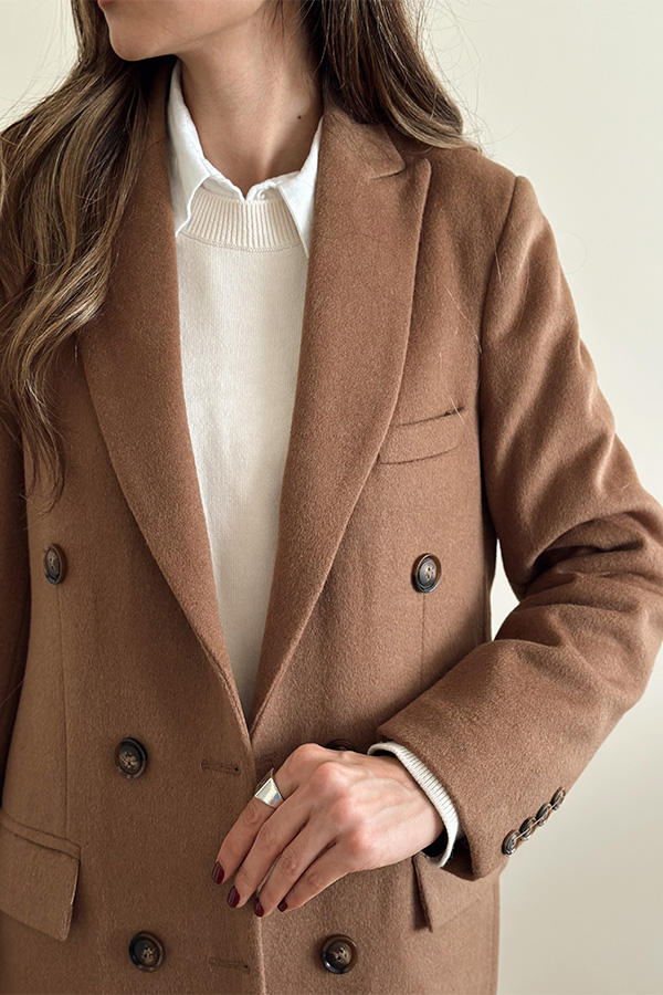 پالتو فوتر زنانه camel