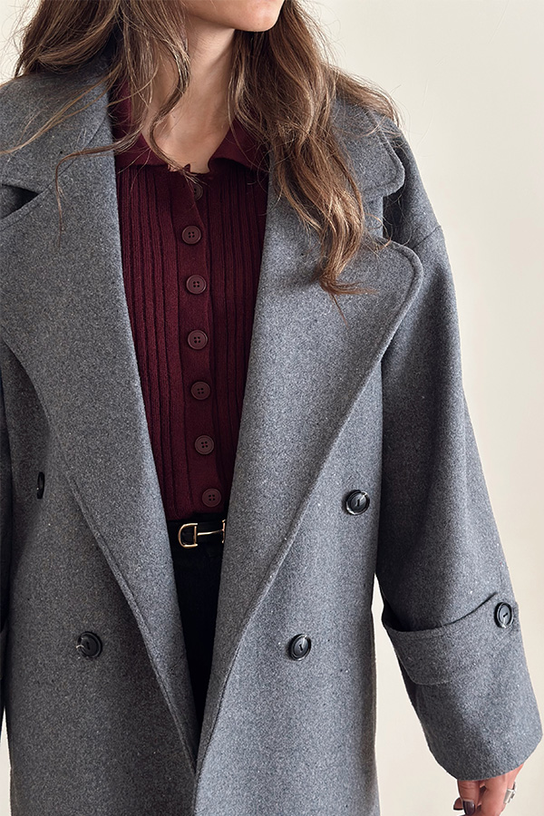 پالتو فوتر زنانه مرتا gray