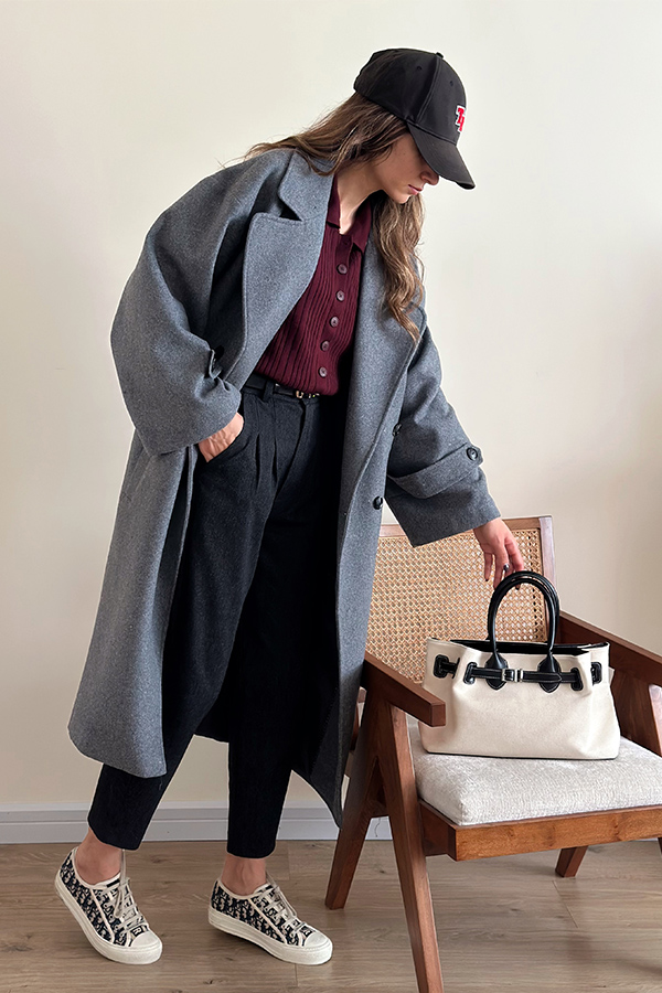 پالتو فوتر مرتا gray