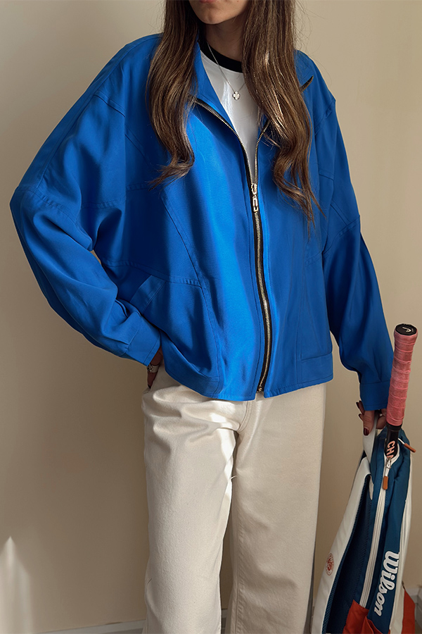 سویشرت استردار آبی