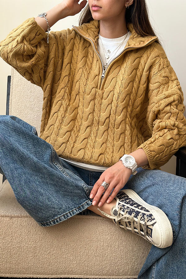 بافت نیم زیپ shine