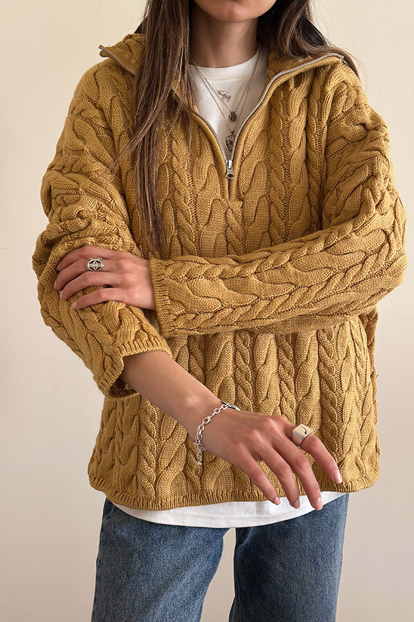 بافت نیم زیپ shine