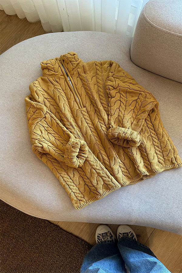 بافت نیم زیپ shine