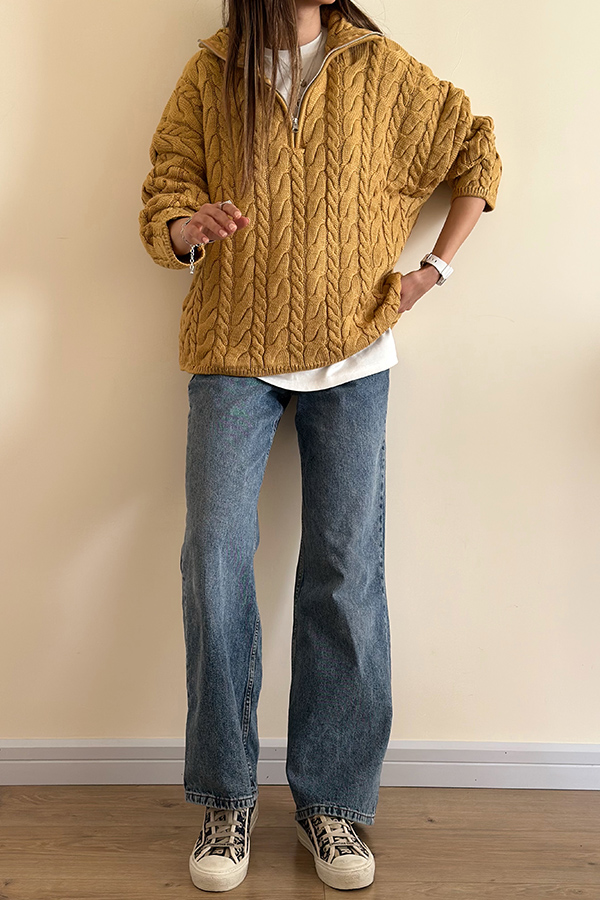 بافت نیم زیپ shine