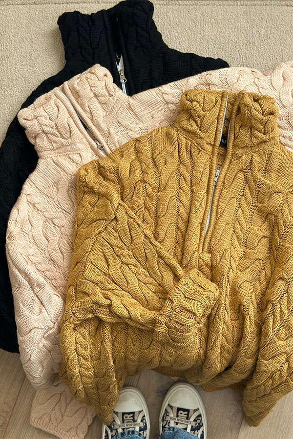 بافت نیم زیپ shine