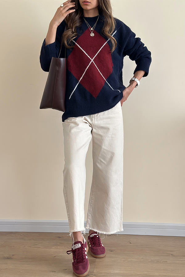 بلوز بافت Maya زرشکی