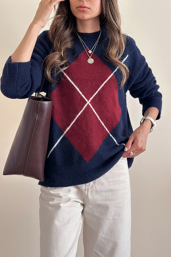 بلوز بافت Maya زرشکی