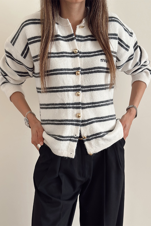 بلوز بافت miu miu سفید