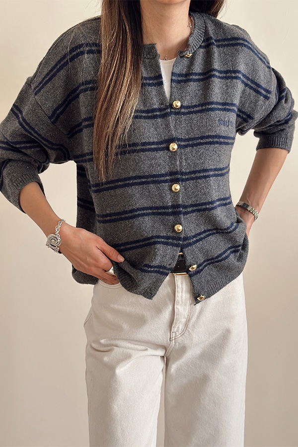 بلوز بافت miu miu طوسی