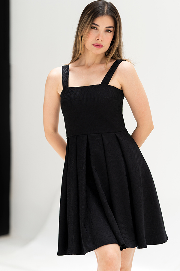 پیراهن ژاکارد مشکی