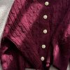 کاردیگن ظریف بافت زرشکی