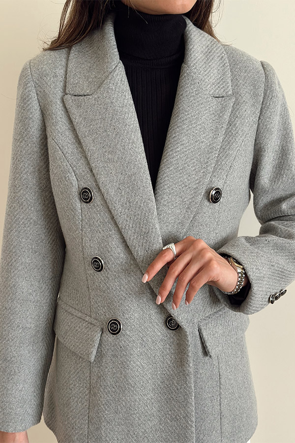 کت طوسی زنانه girl