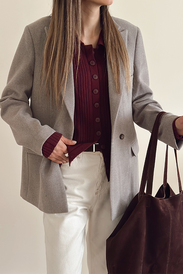 کت فوتر ژاپنی grey