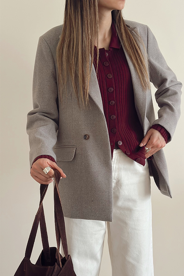 کت فوتر ژاپنی grey