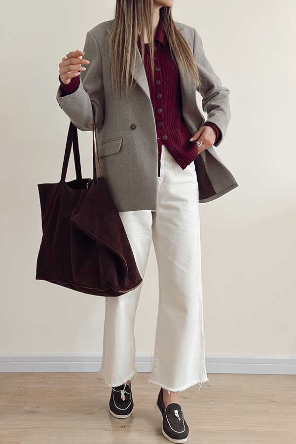 کت فوتر ژاپنی grey