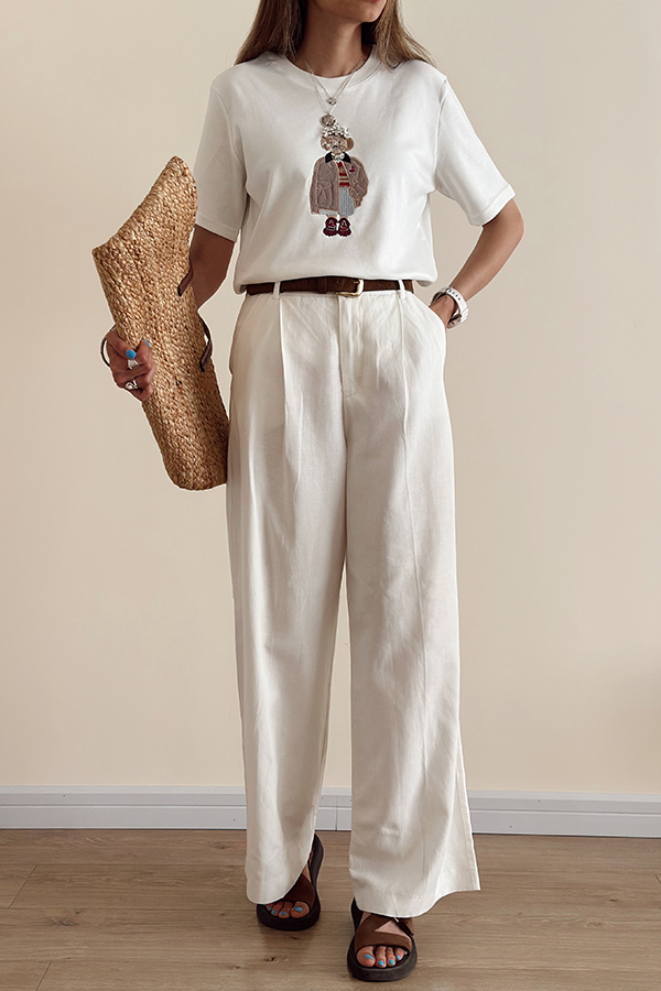 تیشرت polo سفید