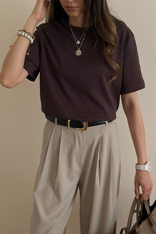تیشرت ترک قهوه ای