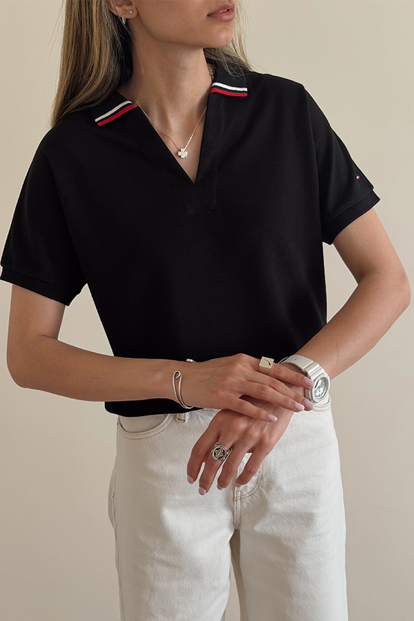 پلوشرت tommy ( مشکی)